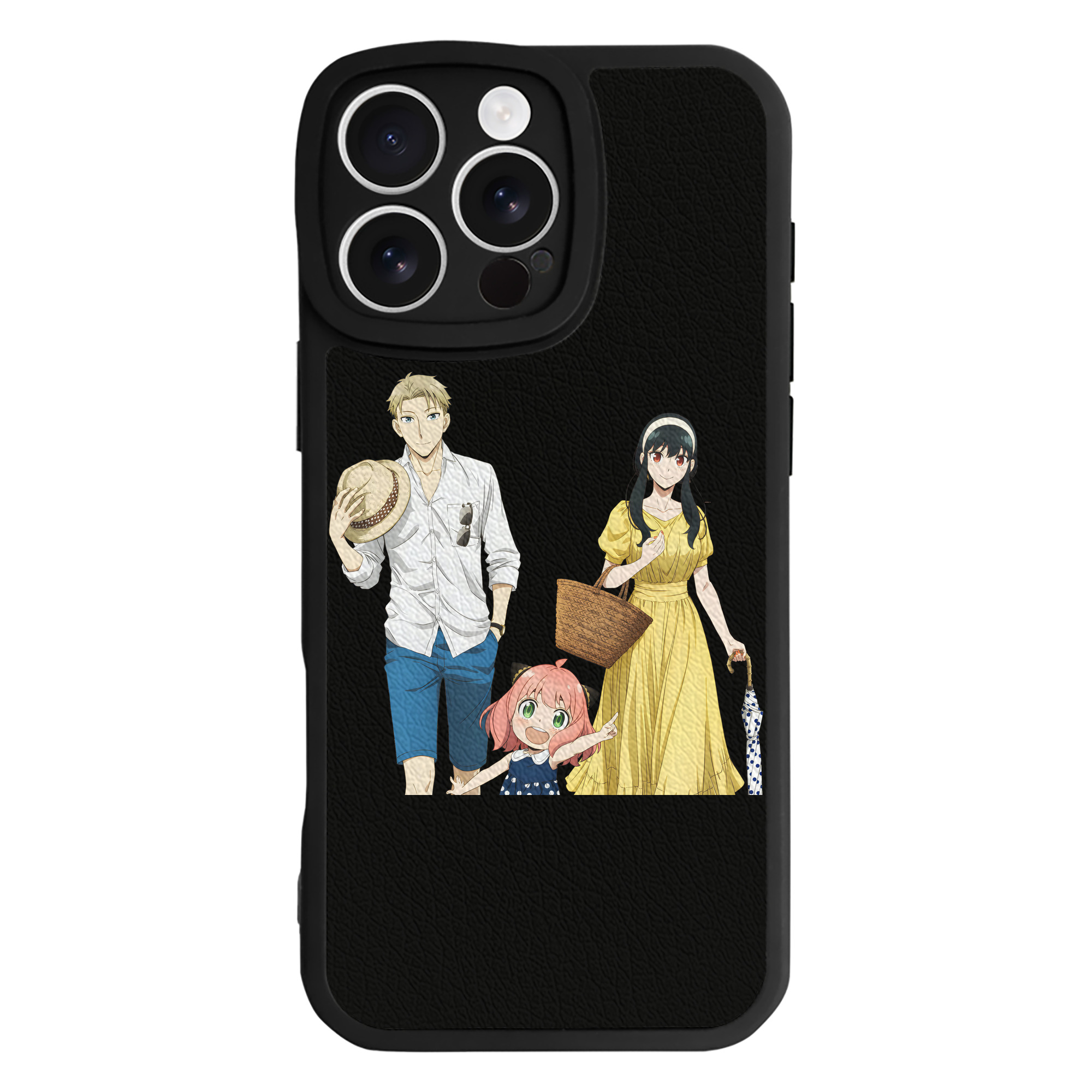 （画像用） SPY×FAMILY间谍家家酒 【iPhone 16シリーズ対応】シリコンスマホケース（レザー調） 材質：シリコン